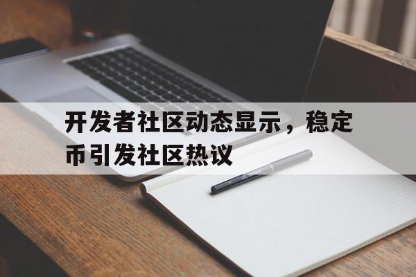 开发者社区动态显示，稳定币引发社区热议