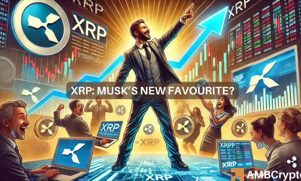 马斯克再次发推，XRP瞬间上上扬22.56%